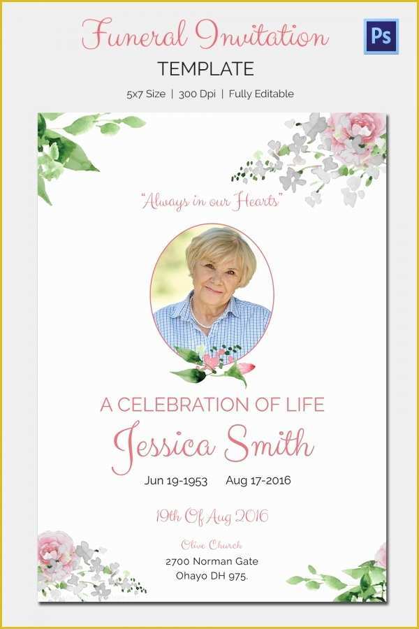 Celebration Of Life Template Free Download Of Free Celebration Of Life Templates Idealstalist
