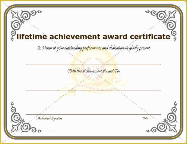 Certificate Of Achievement Template Free Of 30 Acievement Certificate Templates