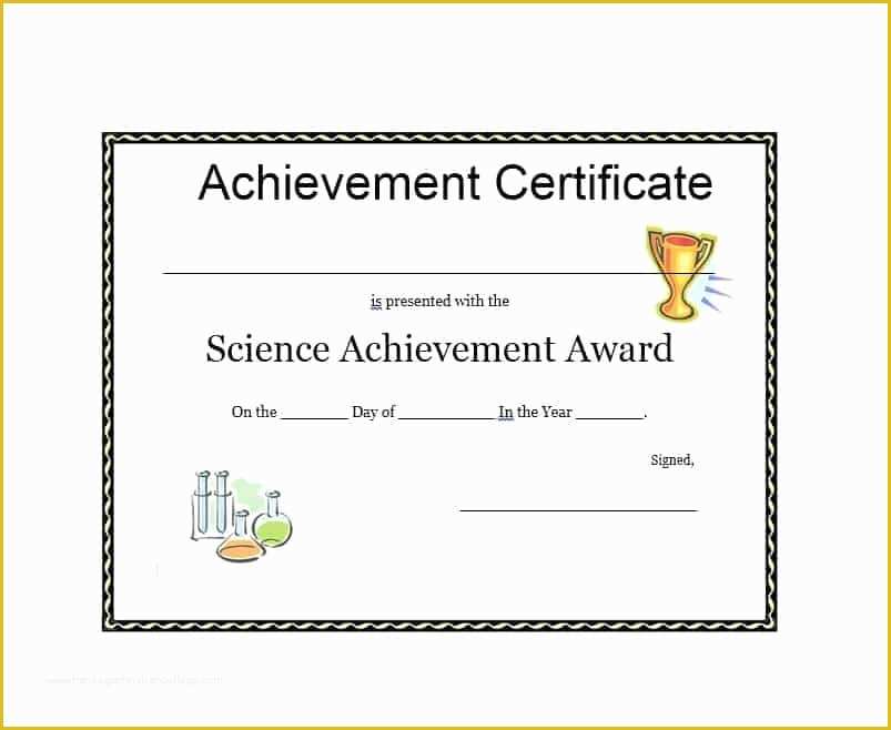 Certificate Of Achievement Template Free Of 40 Great Certificate Of Achievement Templates Free