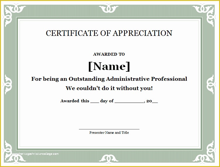 Certificate Of Recognition Template Free Of 31 Free Certificate Of Appreciation Templates and Letters