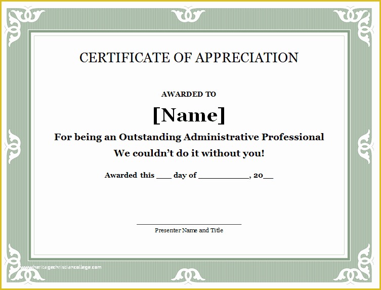 Certificate Of Recognition Template Free Of 31 Free Certificate Of Appreciation Templates and Letters