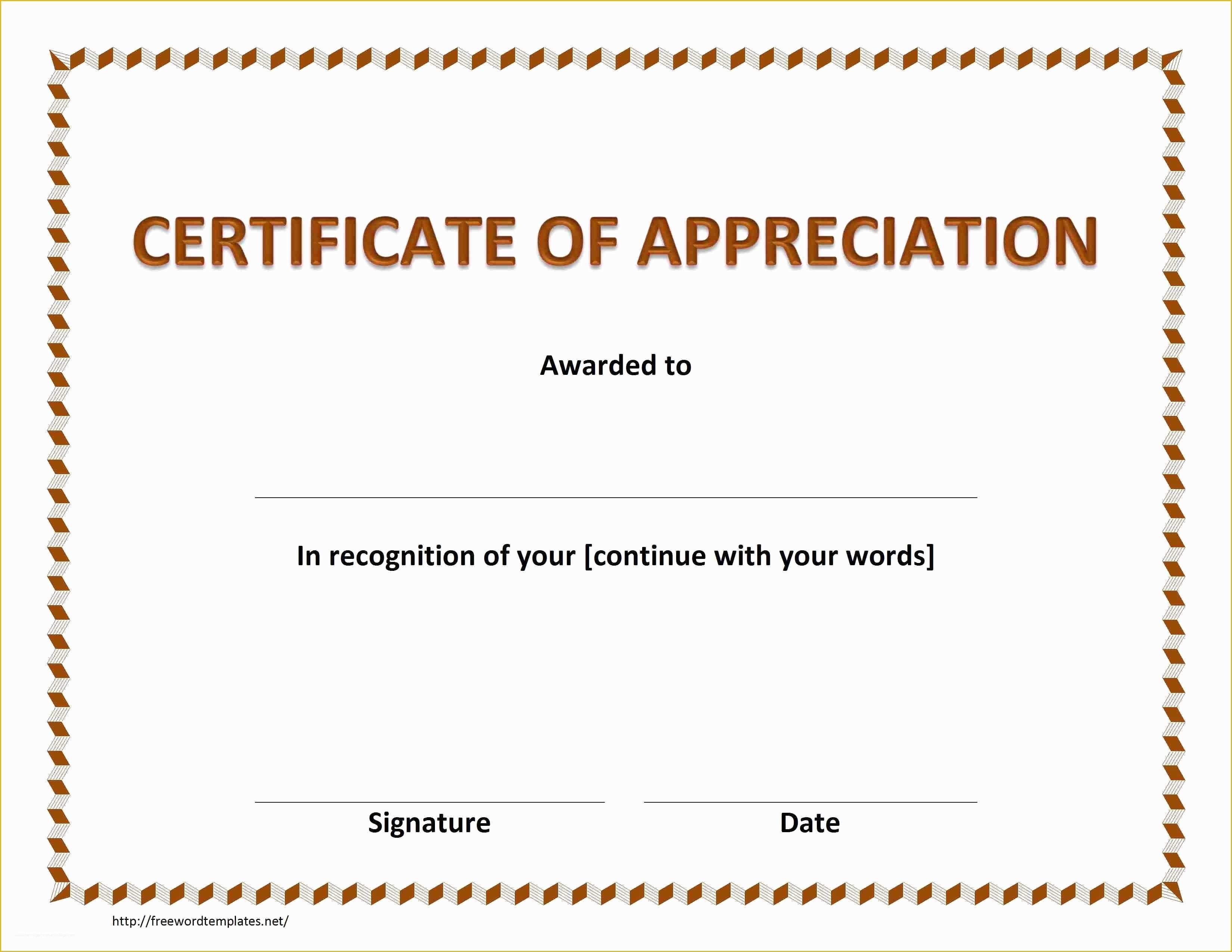 Certificate Of Recognition Template Free Of Award Templates Example Mughals