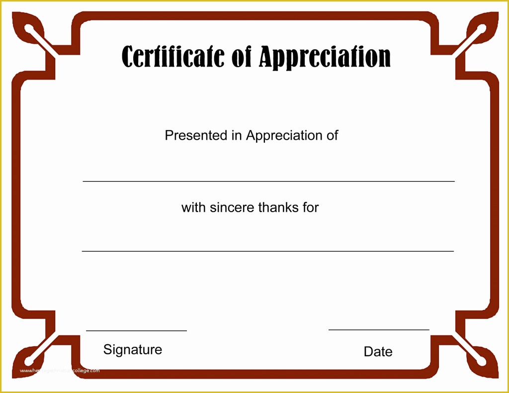 Certificate Of Recognition Template Free Of Best S Free Printable Blank Certificate