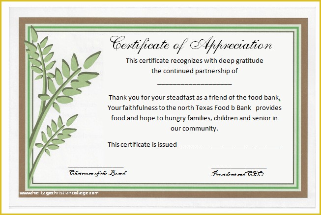 Certificate Of Recognition Template Free Of March Certificates Of Appreciation