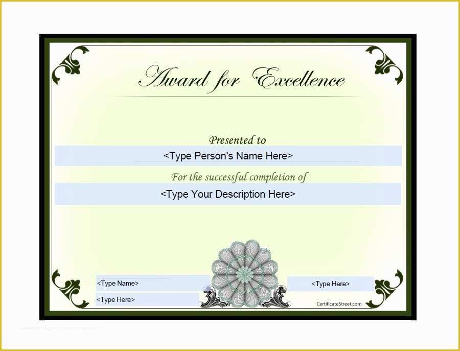 Certificate Templates Free Download Of 50 Free Amazing Award Certificate Templates Free