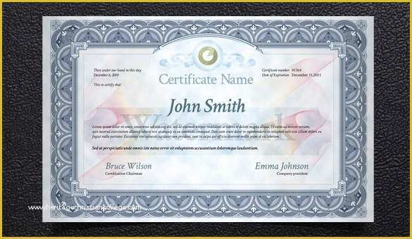 Certificate Templates Free Download Of 83 Psd Certificate Templates