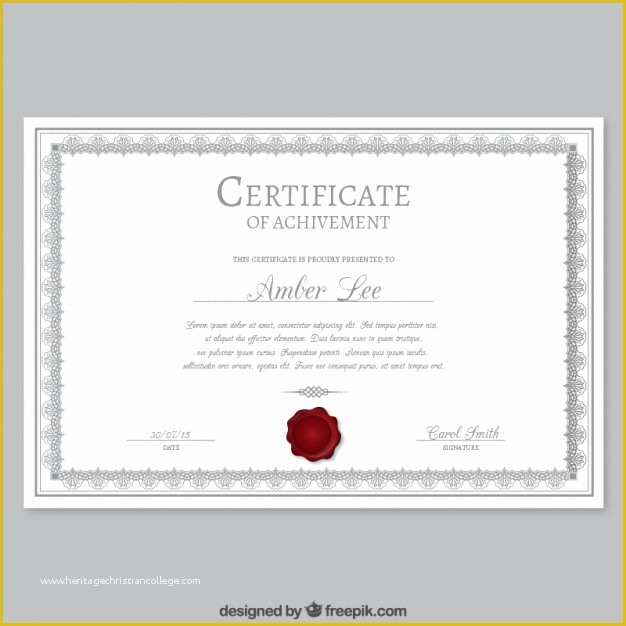 Certificate Templates Free Download Of Elegant Certificate Template Vector