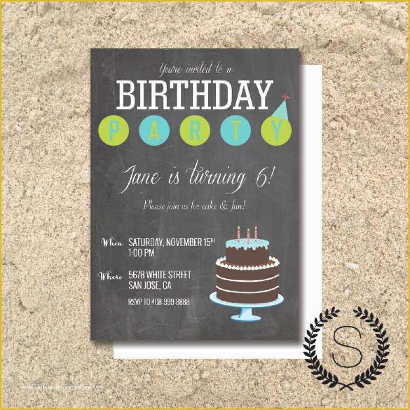 Chalkboard Invitation Template Free Of Chalkboard Invitation Template – orderecigsjuicefo