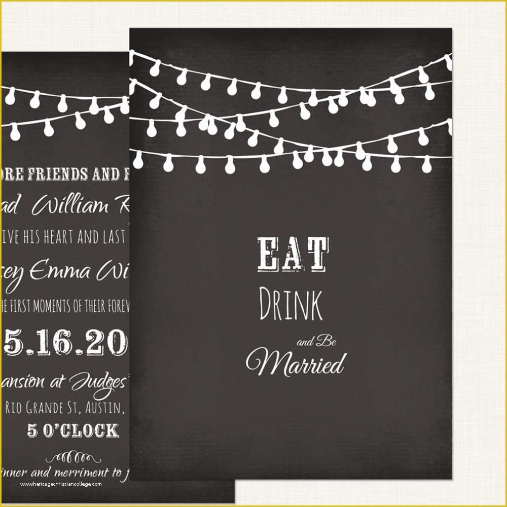 Chalkboard Invitation Template Free Of Chalkboard Invitation Templates Free