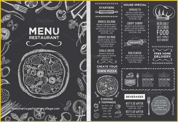 Chalkboard Menu Template Free Of 28 Chalkboard Flyers Ai Psd Vectort Esp