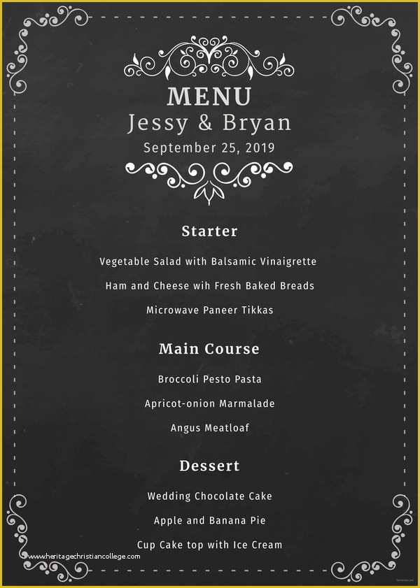 Chalkboard Menu Template Free Of 39 Chalkboard Menu Designs Psd Ai