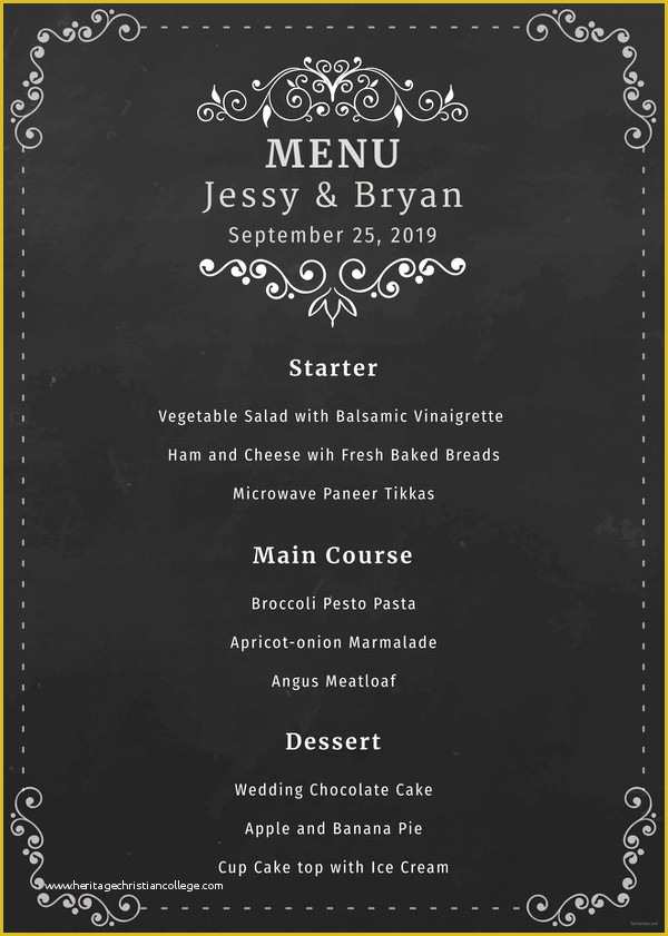 Chalkboard Menu Template Free Of 39 Chalkboard Menu Designs Psd Ai