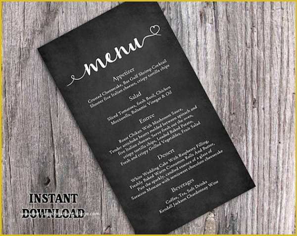 Chalkboard Menu Template Free Of 39 Chalkboard Menu Designs Psd Ai