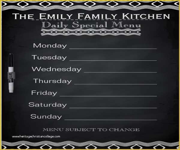 Chalkboard Menu Template Free Of 41 Chalkboard Menu Templates Psd Ai Vector Eps