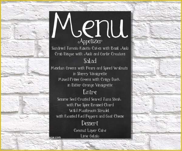 Chalkboard Menu Template Free Of 41 Chalkboard Menu Templates Psd Ai Vector Eps