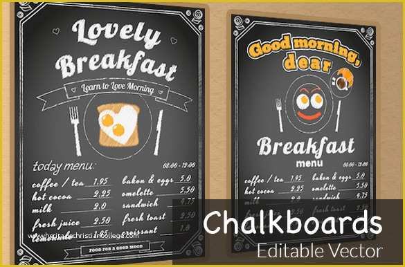 Chalkboard Menu Template Free Of 51 Restaurant Menu Templates Design Psd Docs Pages