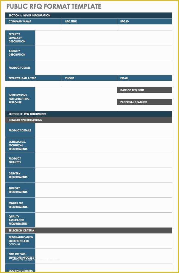 Change Management Template Free Of Make the Most Of the Rfq Process