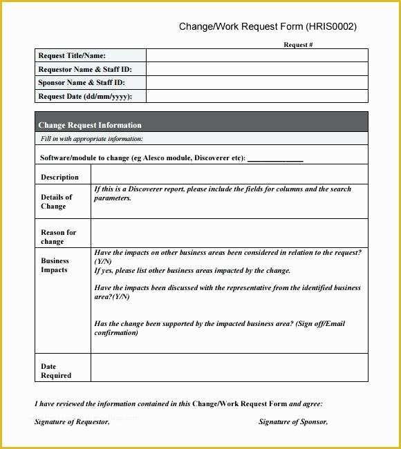Change Management Template Free Of software Change Management Template Change Management