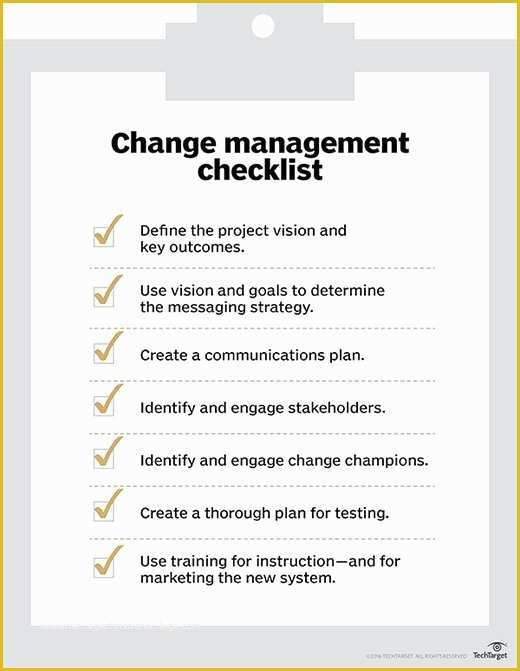 Change Management Template Free Of What is Change Management Definition From Whatis