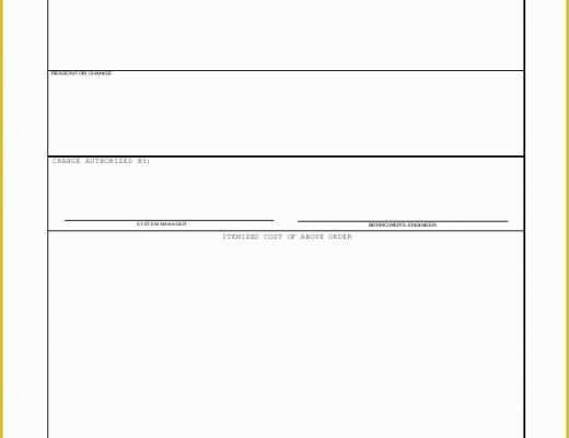 Change order Template Free Download Of 12 Sample Change order forms