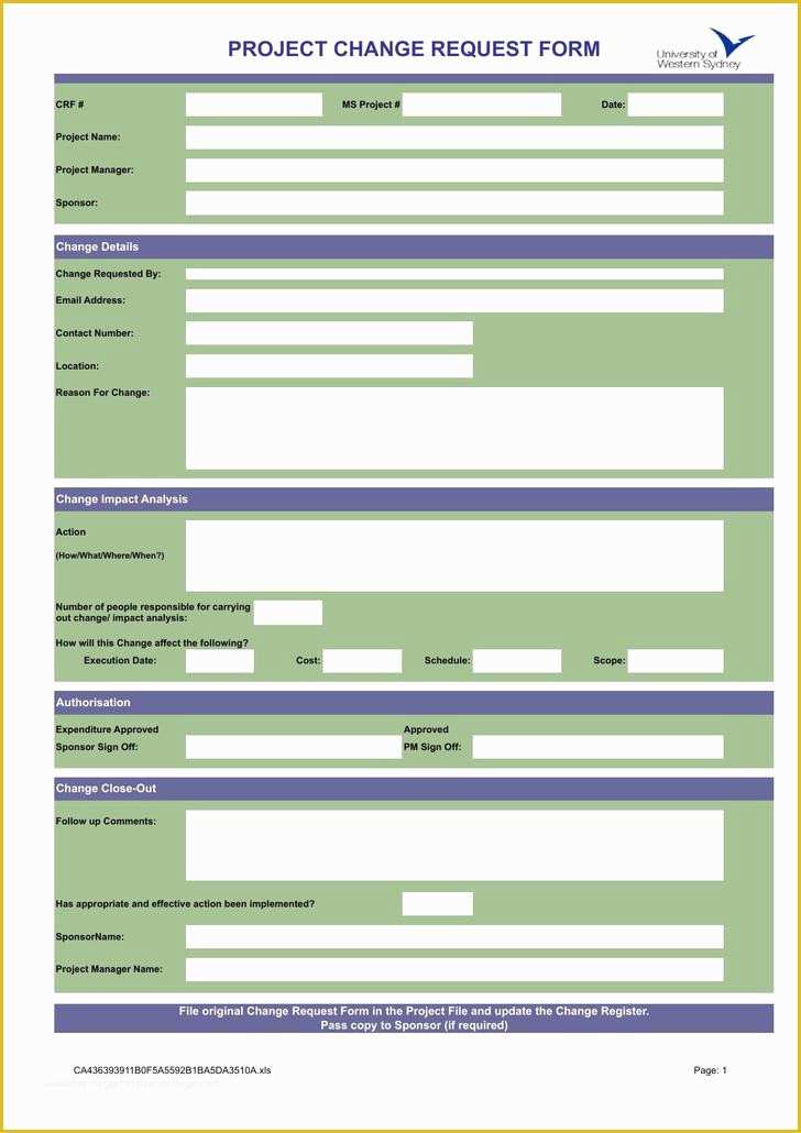 Change order Template Free Download Of Change Request Log Excel Template – thedl