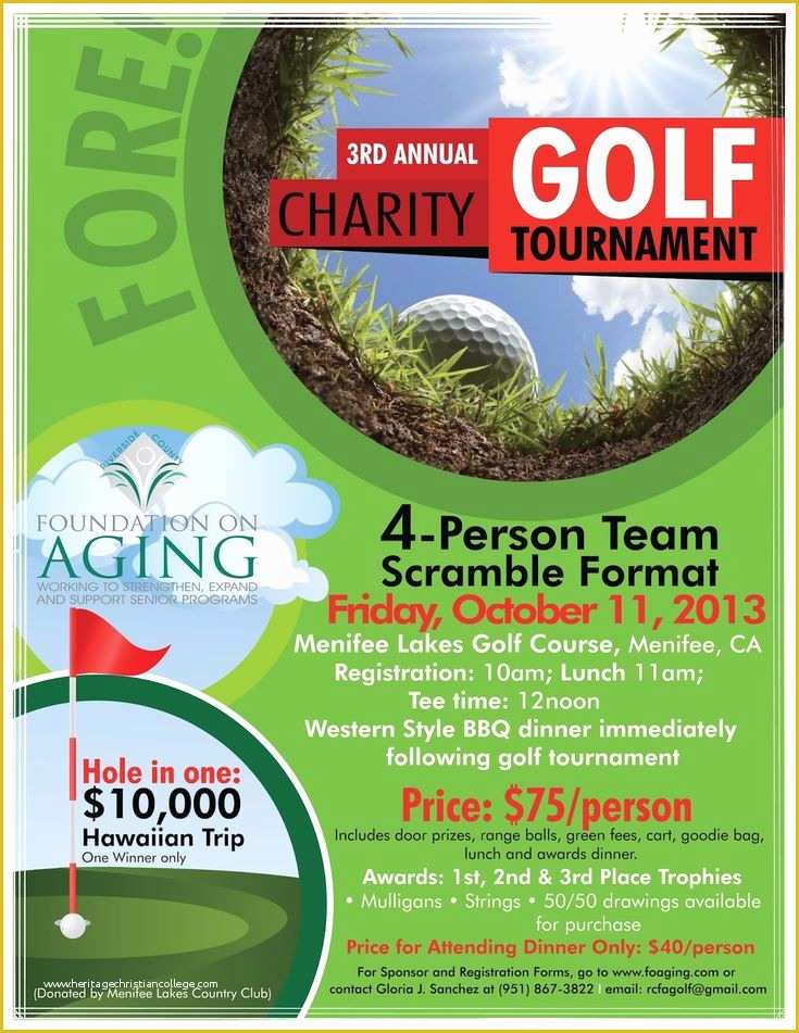 Charity Flyer Template Free Of 13 Best Images About Golf tournament Ideas On Pinterest
