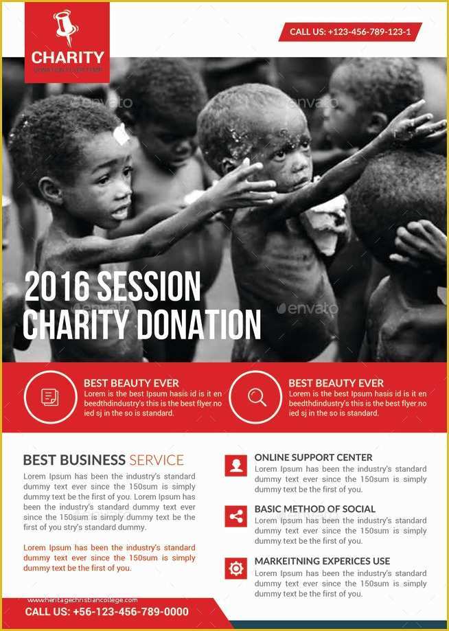 Charity Flyer Template Free Of Charity Donation Flyer Template by Graphicforestnet