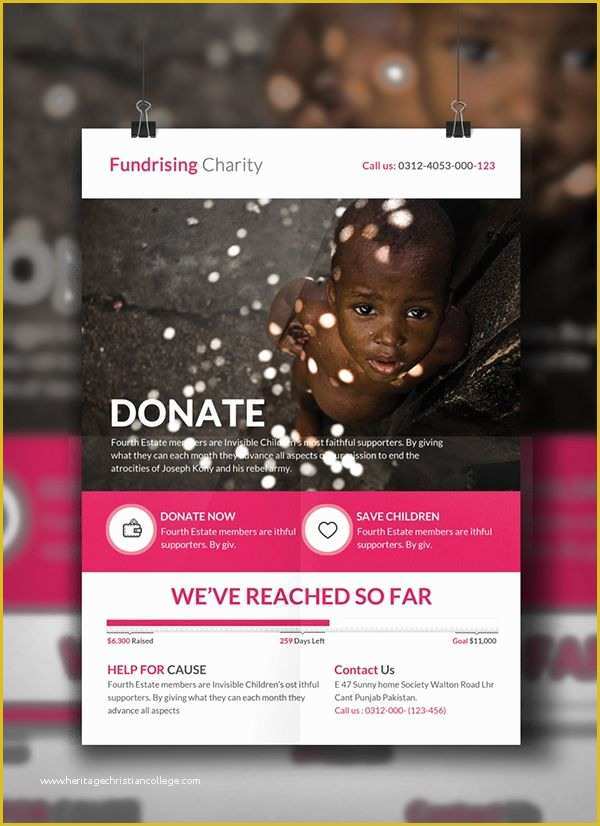 Charity Flyer Template Free Of Charity Donation Flyer Template On Behance yetu