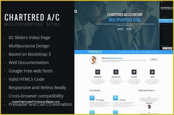 Chartered Accountant Website Templates Free Download Of 28 Amazing Accountant Website themes & Templates