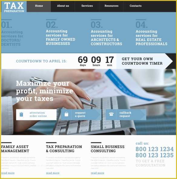 Chartered Accountant Website Templates Free Download Of 28 Amazing Accountant Website themes &amp; Templates