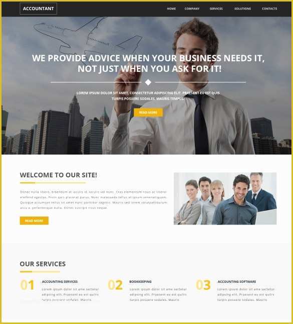 Chartered Accountant Website Templates Free Download Of 28 Amazing Accountant Website themes & Templates