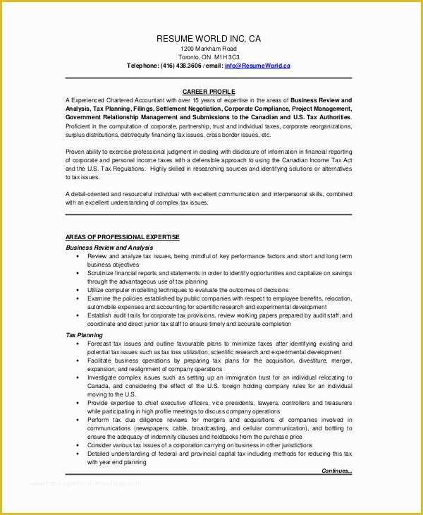 Chartered Accountant Website Templates Free Download Of Tax Accountant Resume Cover Letter Samples Cover
