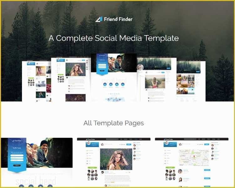 Chatting Website Template Free Download Of 30 Best social Media Website Templates Free Download