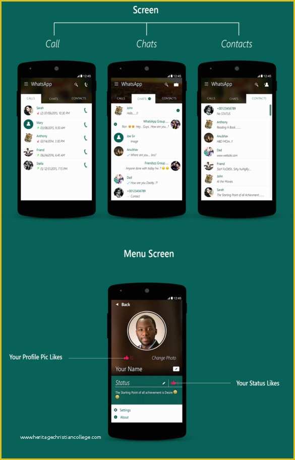 Chatting Website Template Free Download Of 41 android App Designs with Beautiful Interface
