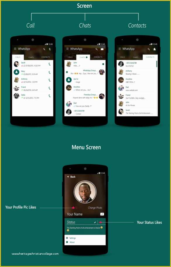 Chatting Website Template Free Download Of 41 android App Designs with Beautiful Interface