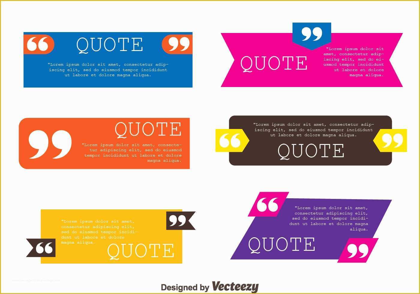 Chatting Website Template Free Download Of Testimonials Quote Template Collection Vectors Download