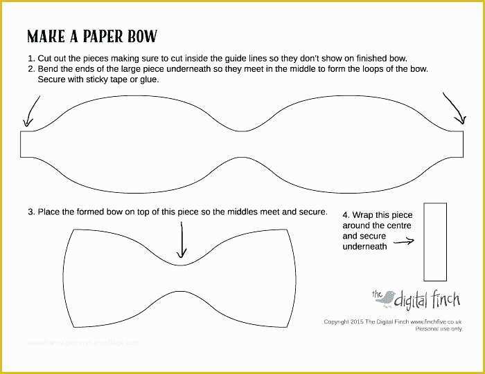 Cheer Bow Template Printable Free Of Bow Template – Russdfo