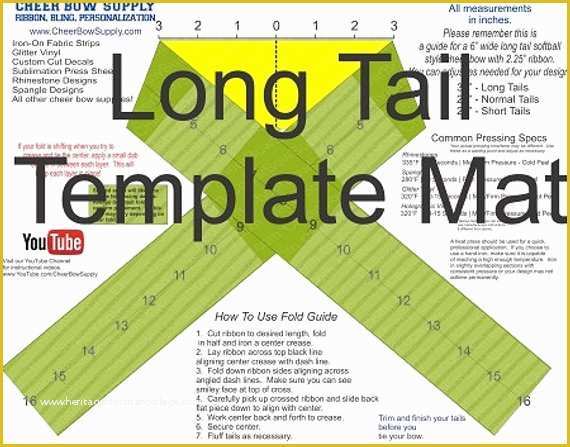 Cheer Bow Template Printable Free Of Cheer Bow Supply How to Make A Cheer Bow Long Tail 2 25
