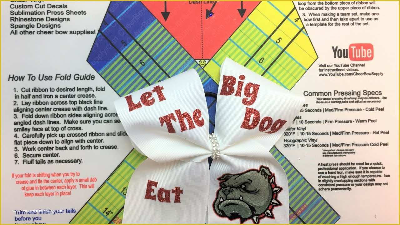 Cheer Bow Template Printable Free Of How to Make Cheer Bows with Text and Graphics