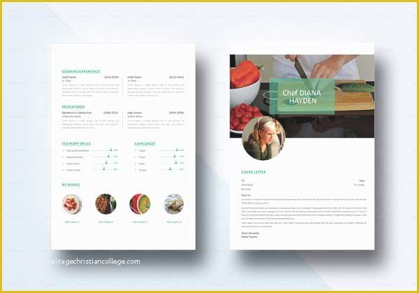 Chef Portfolio Template Free Of 13 Chef Resume Templates Doc Psd Pdf