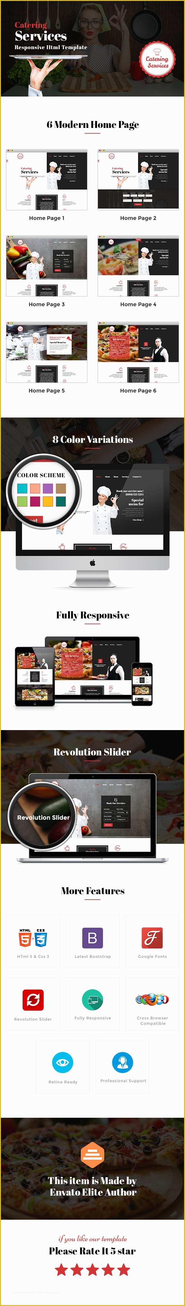 Chef Portfolio Template Free Of Catering Chef and Food Restaurant Template