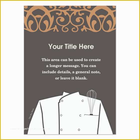 Chef Portfolio Template Free Of Culinary Chef Invitations & Cards On Pingg
