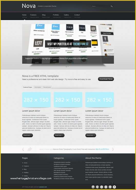 Chef Portfolio Template Free Of Nova Free HTML5 Template