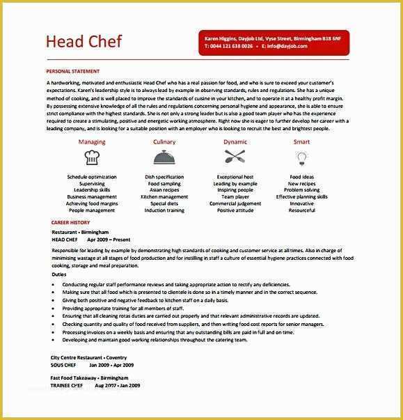 Chef Portfolio Template Free Of the 25 Best Chef Resume Ideas On Pinterest