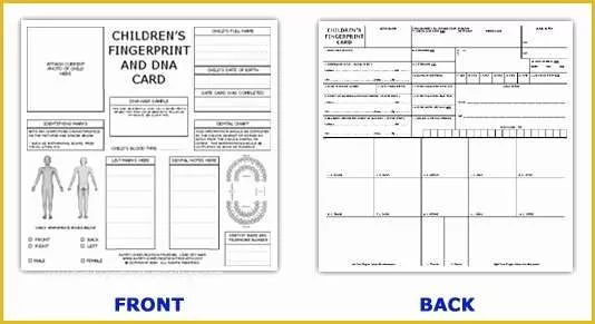 Child Id Card Template Free Of Child Id Card Template Invitation Template