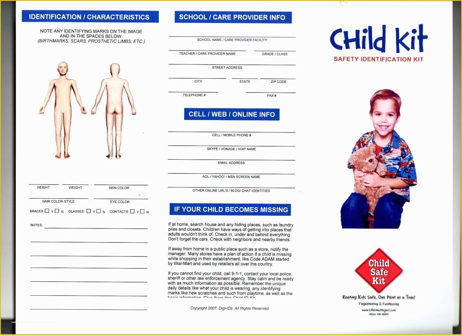 Child Id Card Template Free Of Law Enforcement Id Card Templates Bing Images