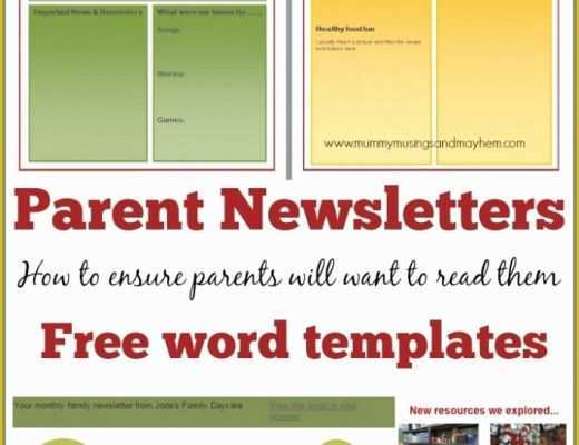 Childcare Newsletter Templates Free Of 35 Best Images About Kids Newsletter On Pinterest