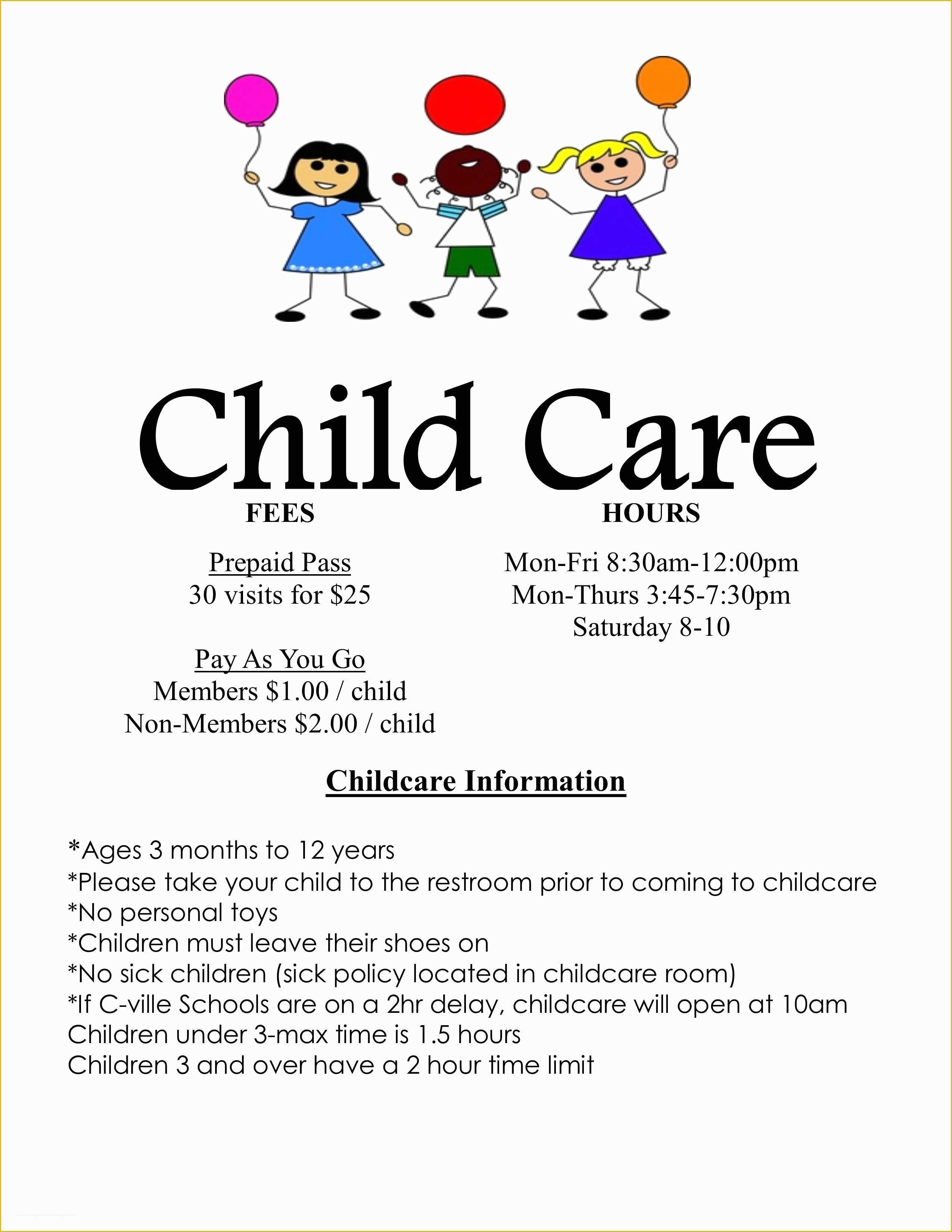 Childcare Newsletter Templates Free Of Best Free Printable Flyer Templates