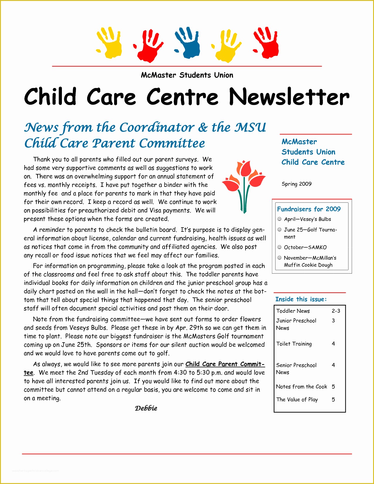Childcare Newsletter Templates Free Of Best S Of Day Care Newsletter Templates Sample