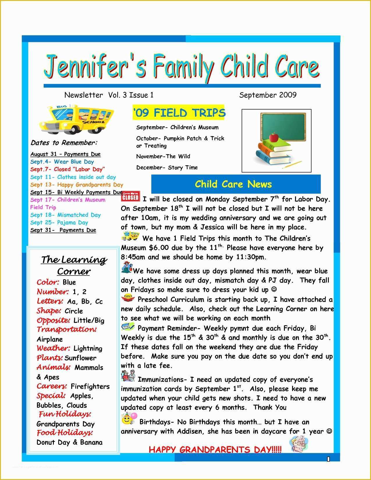 Childcare Newsletter Templates Free Of Childcare Newsletter Templates Free Unique Pediatrician